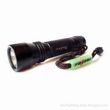 Hunting LED Flashlight with Cree Q5, High Intensity, 25mm Body Diameter and 34.5mm Head Diameter